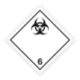 Gefahrgutschild: Klasse 6.2 - Ansteckungsgefährliche Stoffe