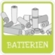 Aufkleber für Mülltrennung - Batterien