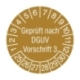 Prüfplaketten: Geprüft nach DGUV Vorschrift 3 - Mit Jahresfarbe (15-500 Stck.)
