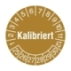 Prüfplaketten: Kalibriert - Mit Jahresfarbe (15-500 Stck.)
