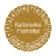 Prüfplaketten: Kalibriertes Prüfmittel - Mit Jahresfarbe (15-500 Stck.)