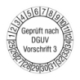 Prüfplaketten: Geprüft nach DGUV Vorschrift 3 - Weiß (15-500 Stck.)