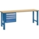 LISTA Werktisch mit Schubladen-Hängeschrank 27 x 36E / 4 Schubladen