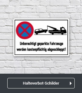 Halteverbot-Schilder